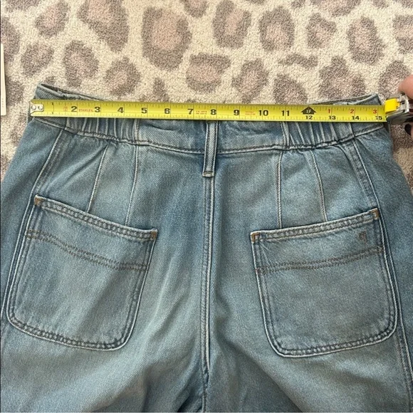 Pilcro Blue Distressed Denim Bermudas - Picture 6 of 7